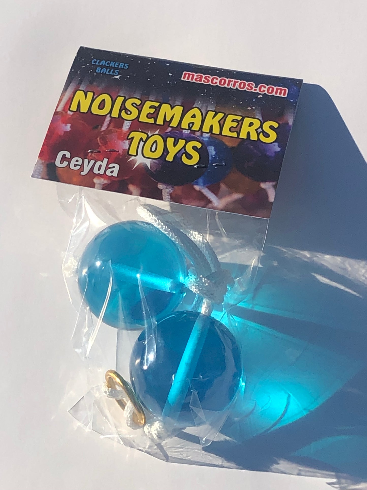 Ceyda Clackers Click Clacks Noise Maker Toy (Blue)