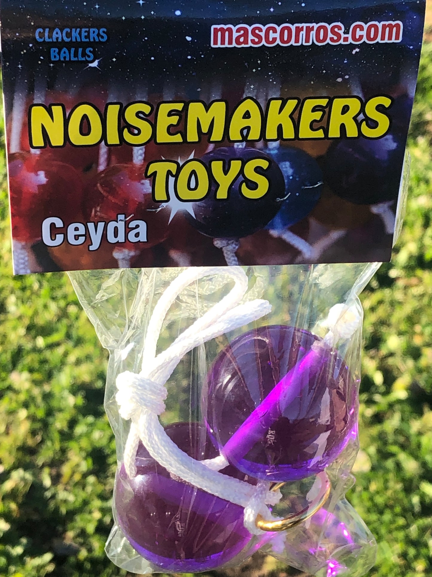 Ceyda Clackers Click Clacks Noise Maker Toy (Purple)