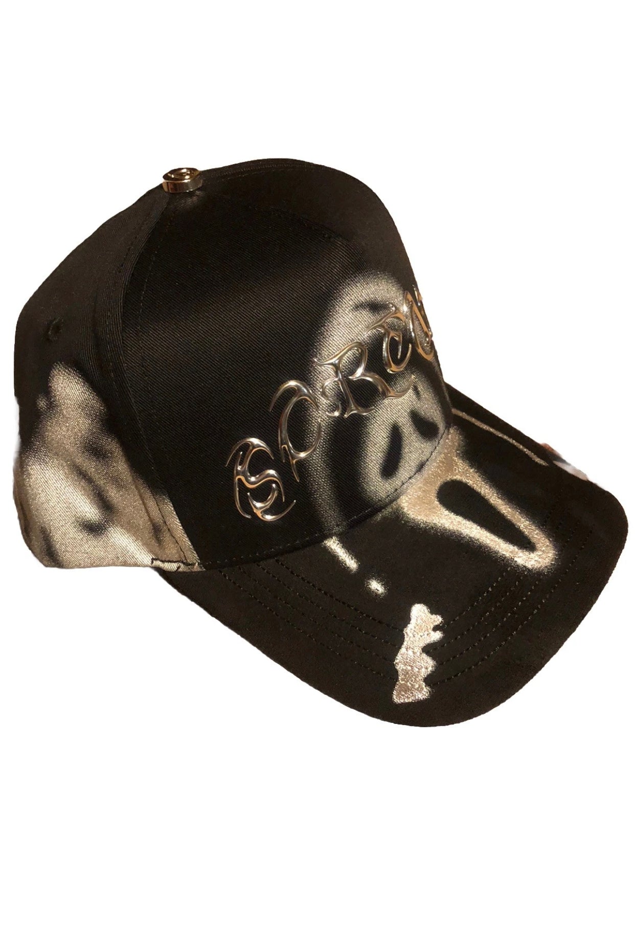 EL BARBAS HATS SCREAM BLACK SNAPBACK HAT BARSCREAM BLK