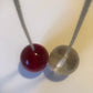 Clackers Click Clacks Red,Clear Christmas Edition Limited Time Offer