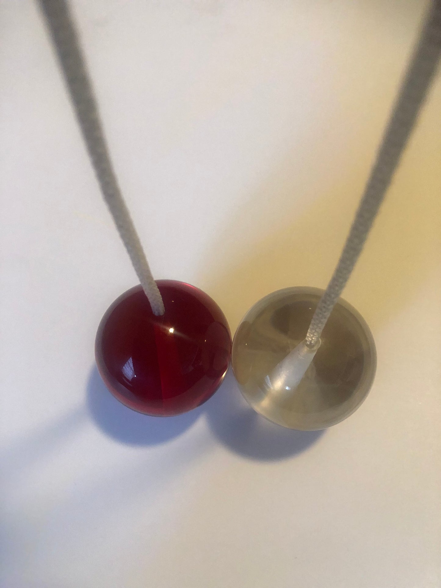 Clackers Click Clacks Red,Clear Christmas Edition Limited Time Offer