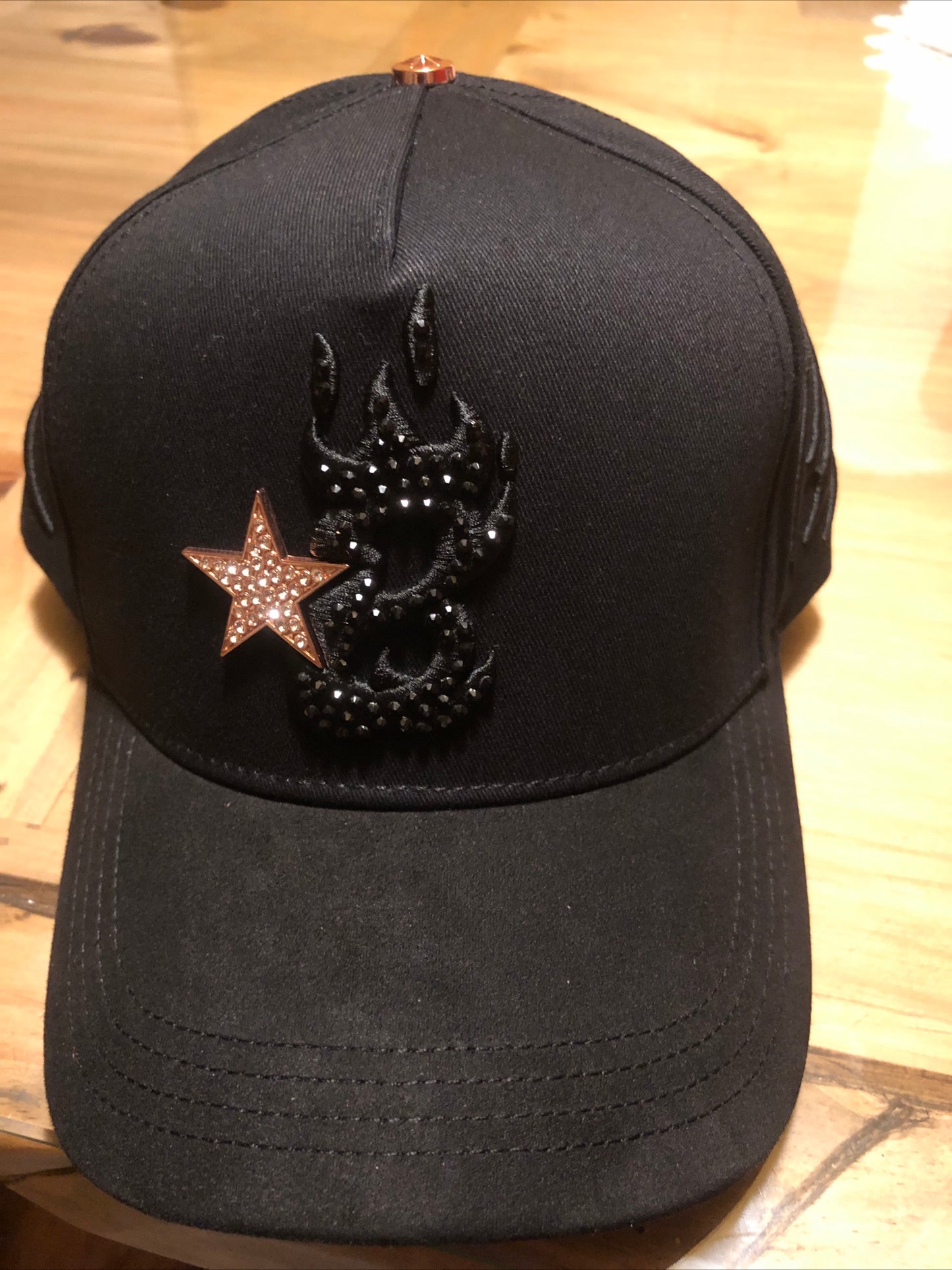 EL BARBAS B-Star BLACK SNAPBACK HAT  G5