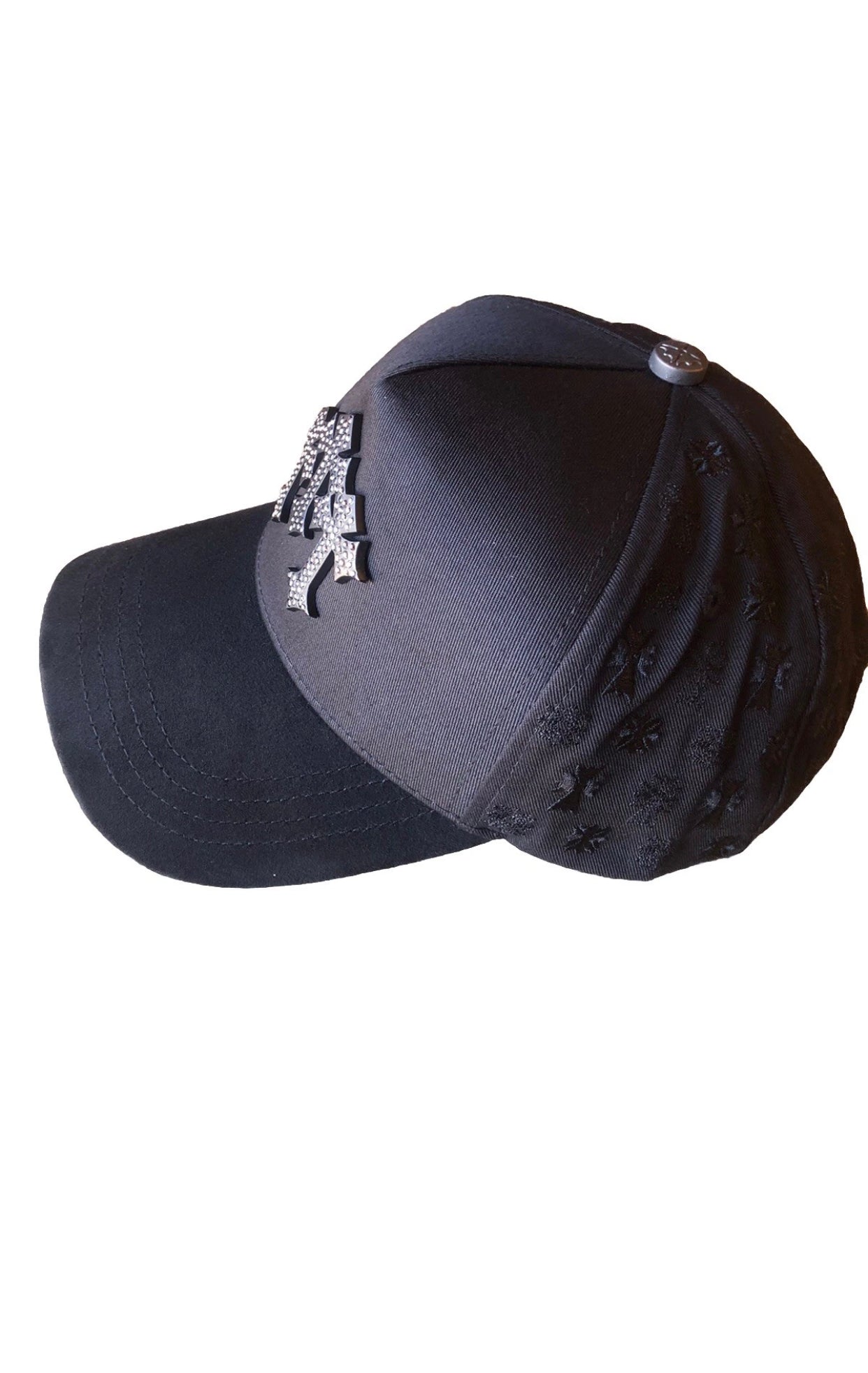 Barbas Hats X Rich The Kid Chrome Blackout  SnapBack Hat