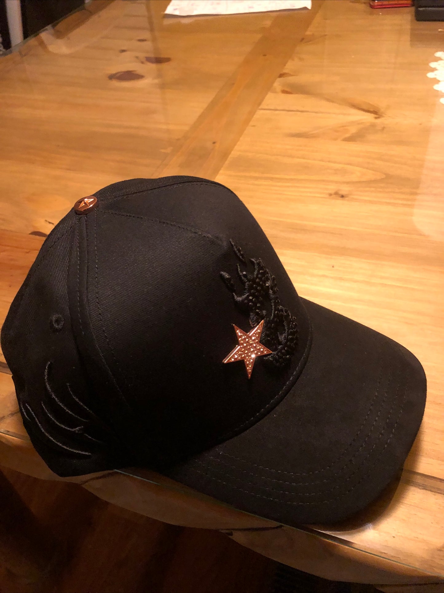EL BARBAS B-Star BLACK SNAPBACK HAT  G5