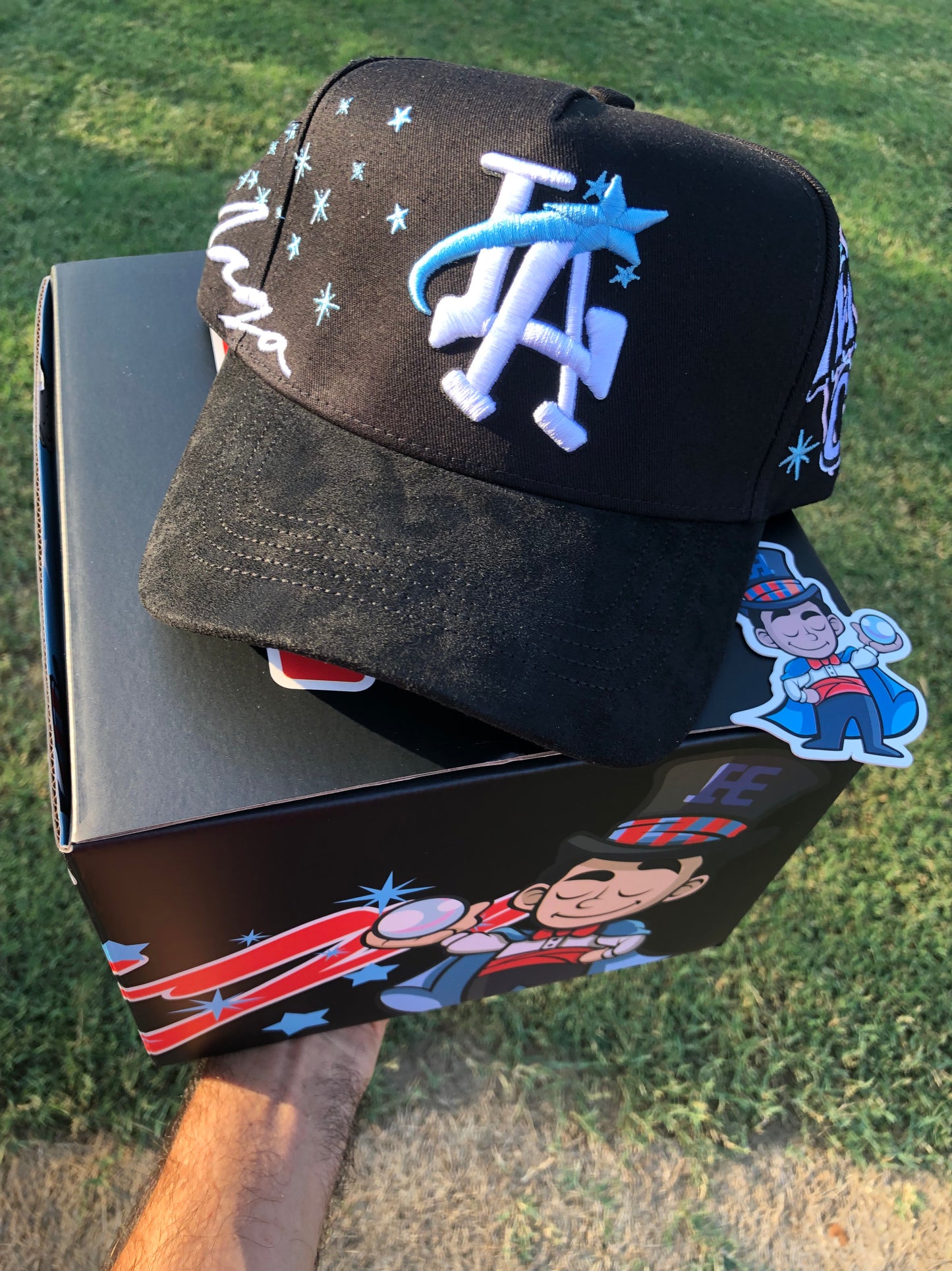 31 Hats Mago Blue Black Snapback HAT 31M LA BLUEBLK. (FULL SET)G5 Quality