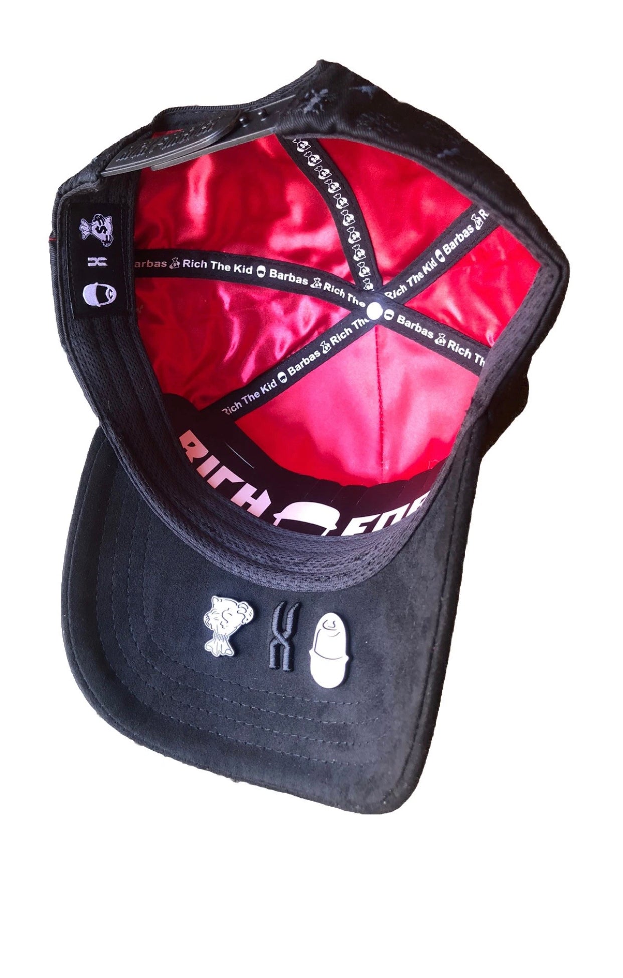 Barbas Hats X Rich The Kid Chrome Blackout  SnapBack Hat