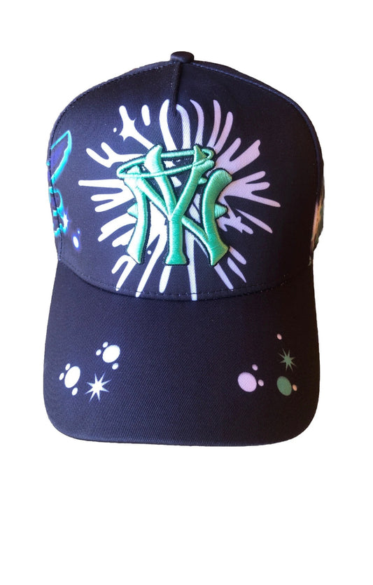 31 Hats Graffiti New York Black Green Snapback Baseball Cap