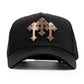 El Barbas Hat  CHROME I PINK GOLD EDITION G5