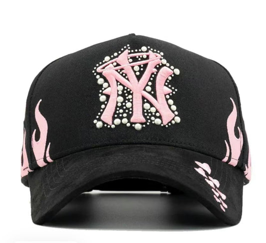 31 Thirtyone Hats Black Ny Love Valentines Hat G5