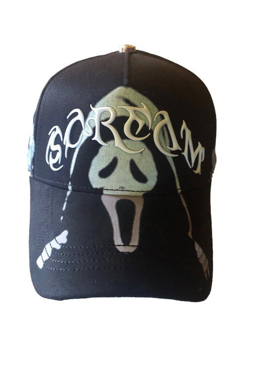 Barbas Hats Scream Ghost Face Snapback Version Glow in The Dark G5 Quality