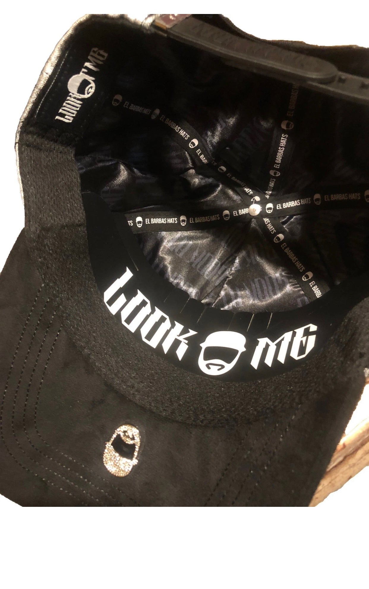 EL BARBAS HATS SCREAM BLACK SNAPBACK HAT BARSCREAM BLK