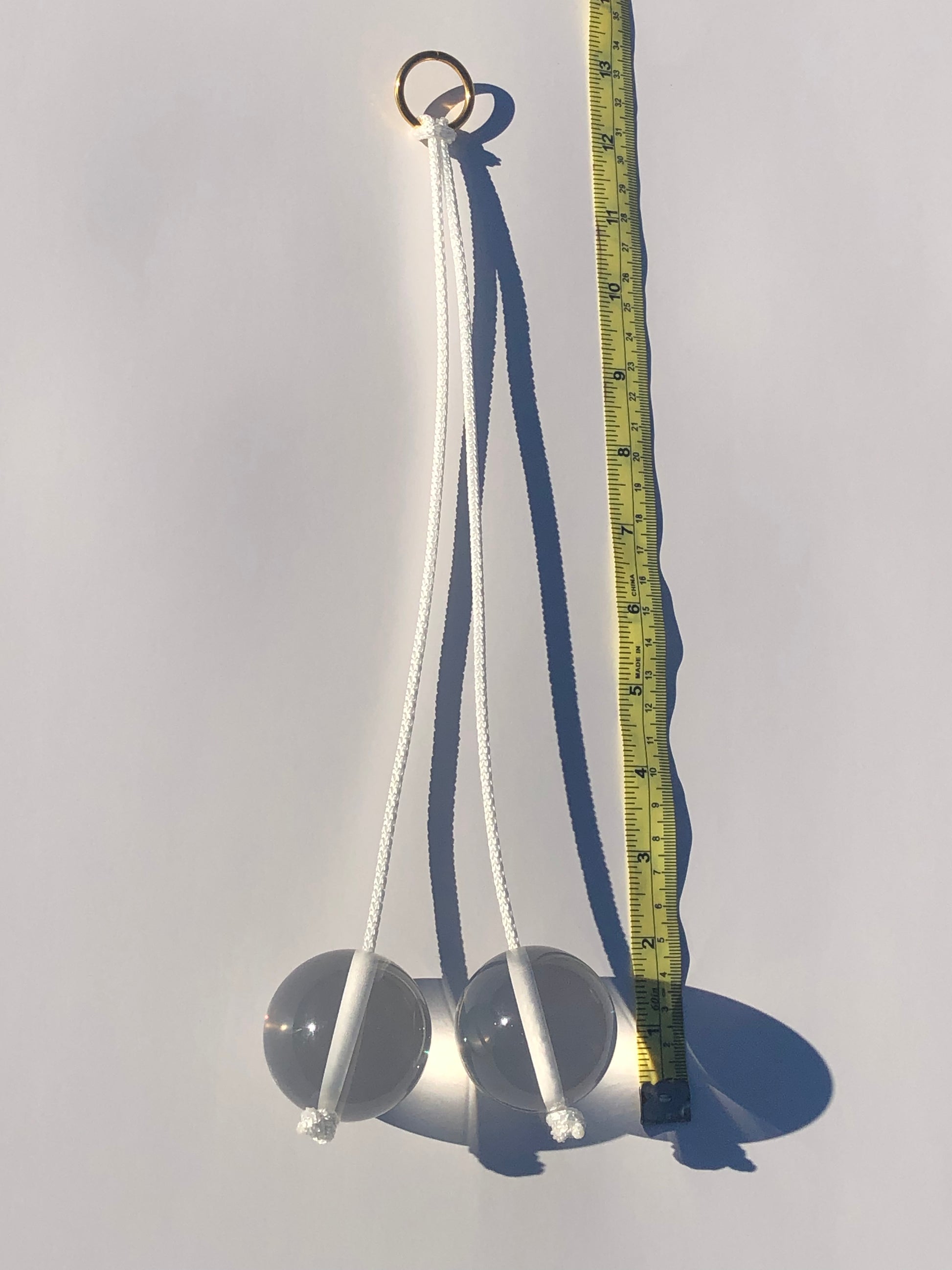 Ceyda Clackers Click Clacks Noise Maker Toy (Clear Crystal) 2