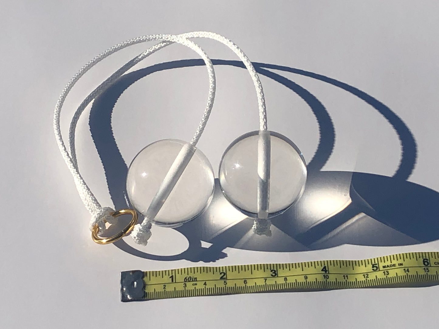 Ceyda Clackers Click Clacks Noise Maker Toy (Clear Crystal) 3