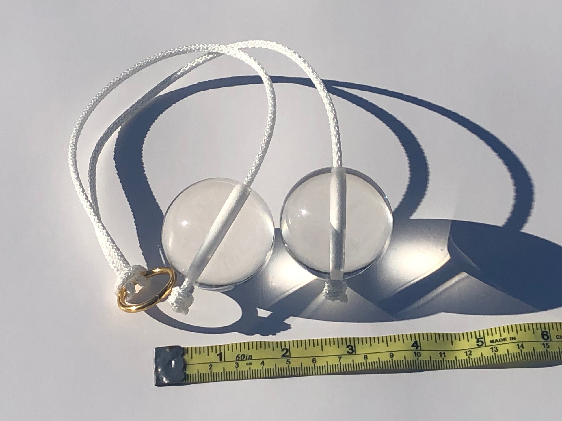 Ceyda Clackers Click Clacks Noise Maker Toy (Clear Crystal) 3