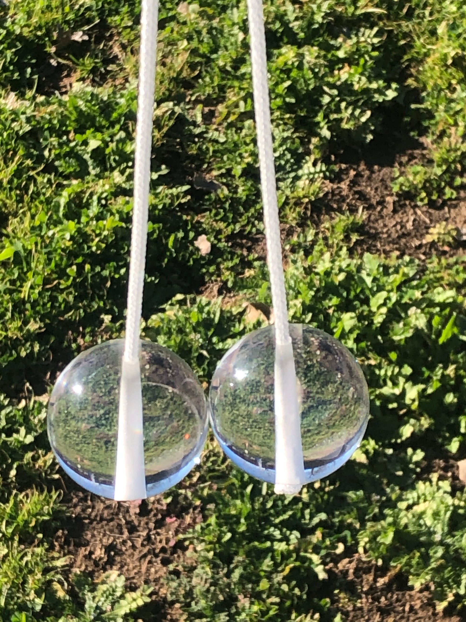 Ceyda Clackers Click Clacks Noise Maker Toy (Clear Crystal) 8