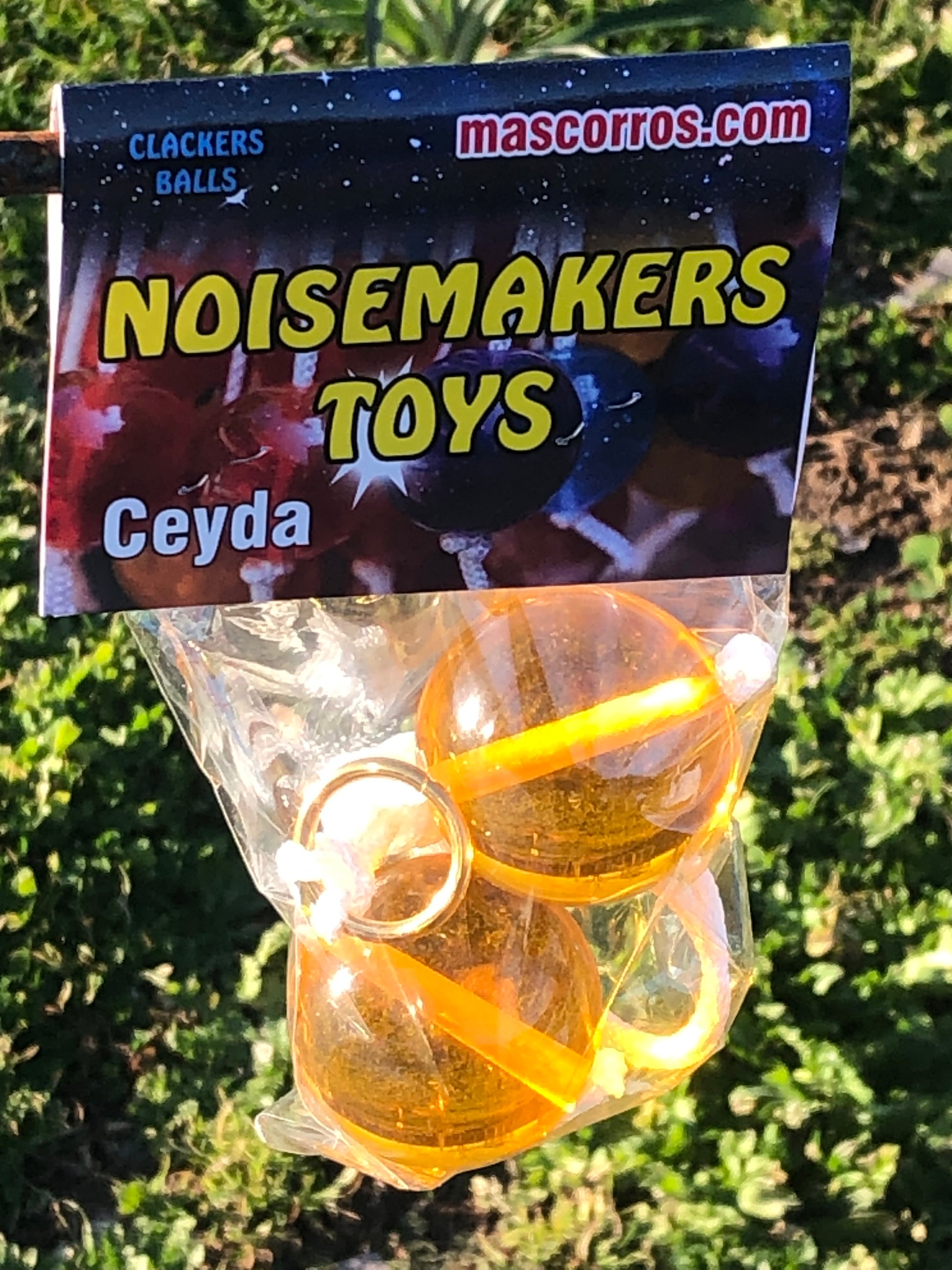 Ceyda Clackers Click Clacks Noise Maker Toy (Orange) 8