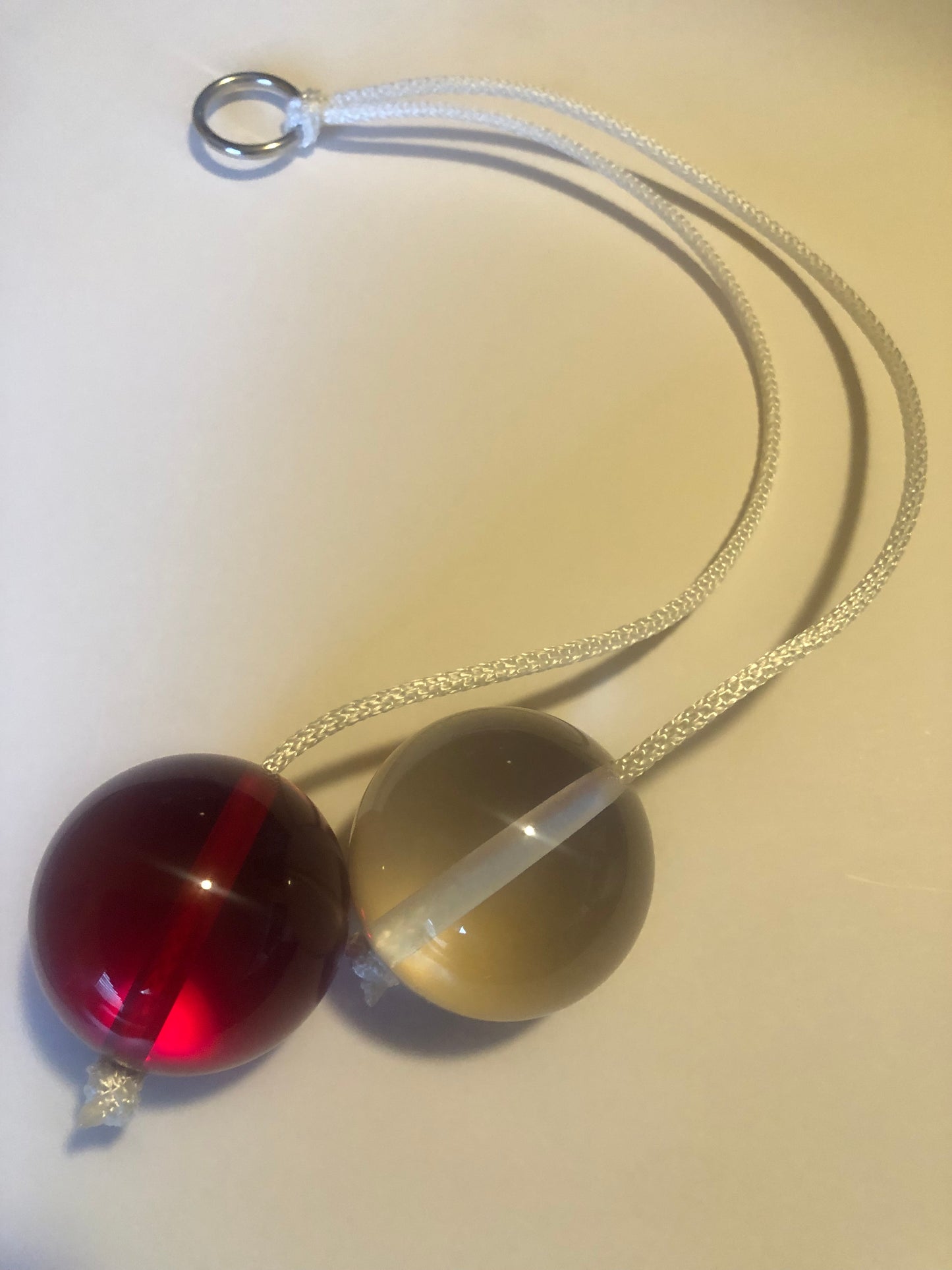 Clackers Click Clacks Red,Clear Christmas Edition Limited Time Offer