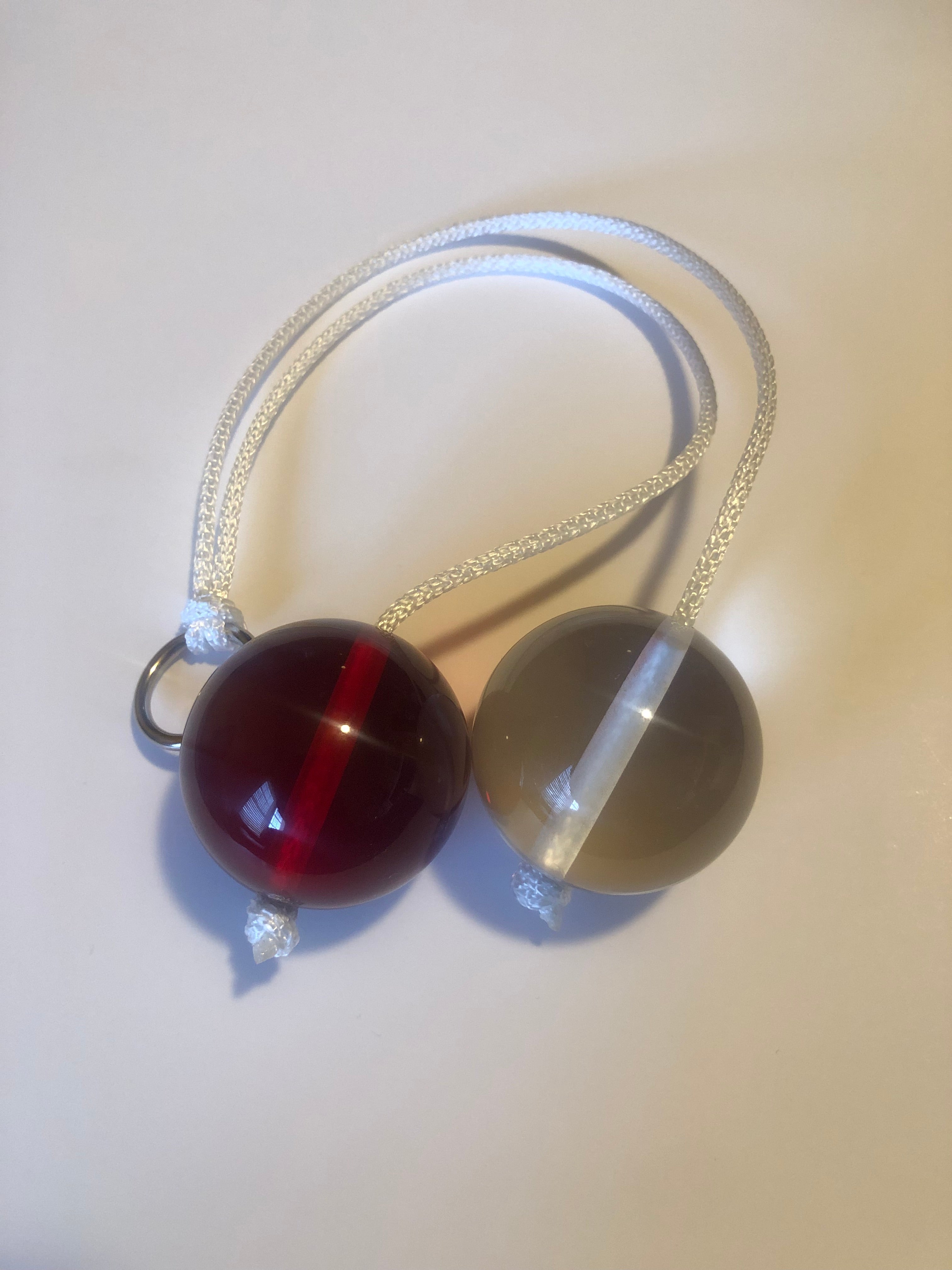 Clackers Click Clacks Red,Clear Christmas Edition Limited Time Offer ...