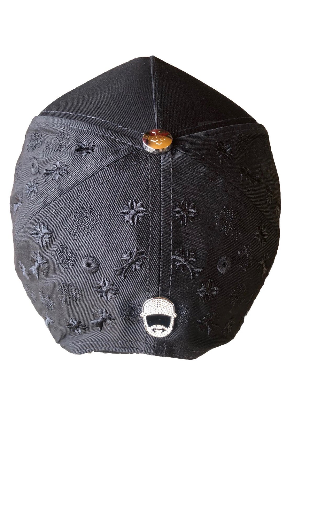 EL BARBAS HATS B-CROSS BLACK SNAPBACK HAT BARBCROSS BKBRWN G5 Quality