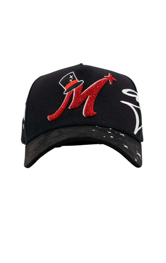 31 Hats Mago RED Black Snapback HAT 31M REDBLK